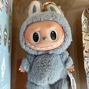 Cute Labubu by Popmart Action Figure Plush Toy Open Box